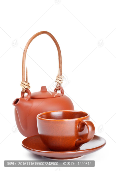 粘土壺和杯