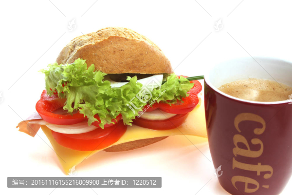 早餐面包卷