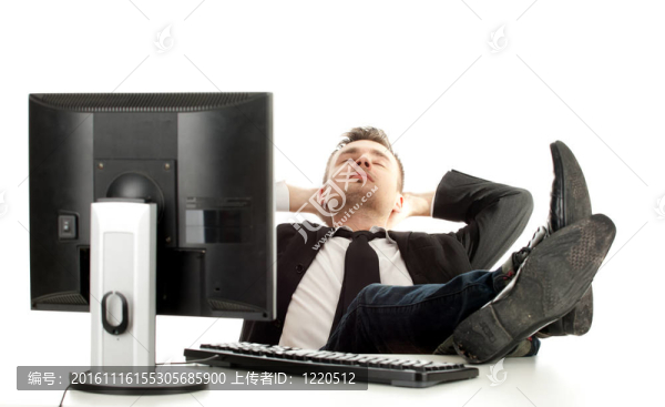 厭倦了穿黑西裝的年輕商人