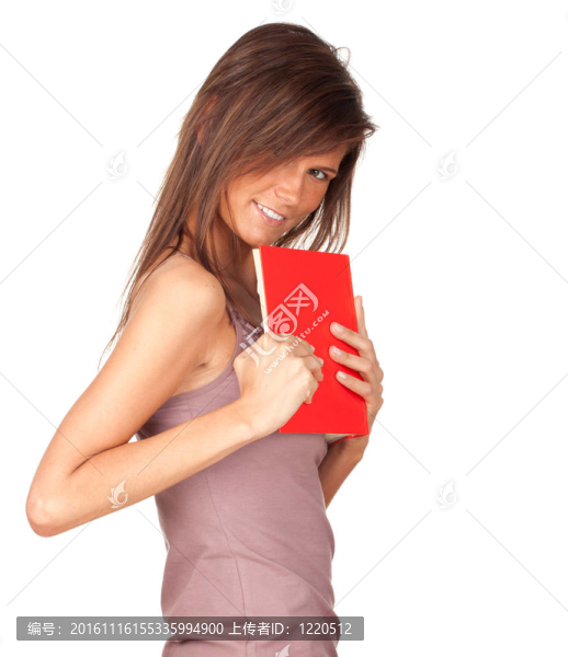 微笑美女與紅書；系列