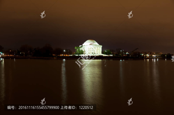 夜晚的杰佛遜紀念堂