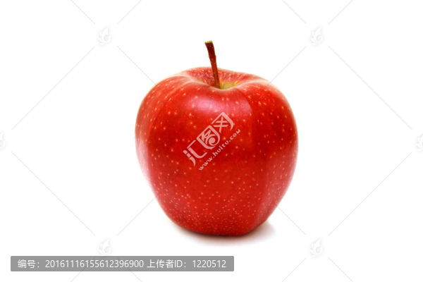新鮮紅蘋果分離