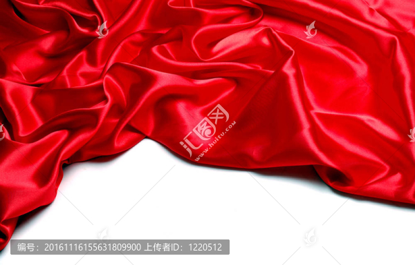紅色緞