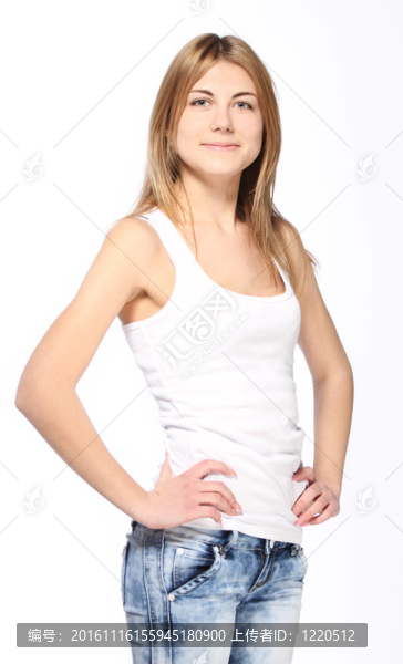 年輕漂亮的金發(fā)女孩的肖像