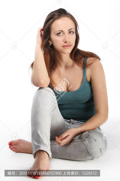 年輕漂亮女孩的頭發(fā)