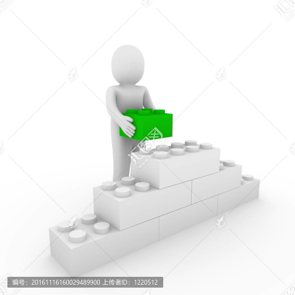 三維人綠立方石