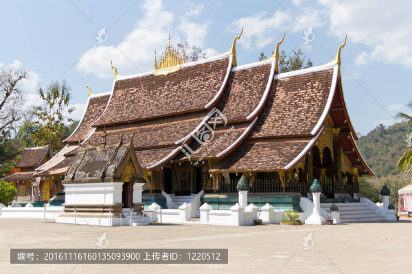 瑯勃拉邦的香通寺；Laos