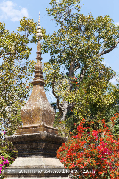 瑯勃拉邦的香通寺；Laos