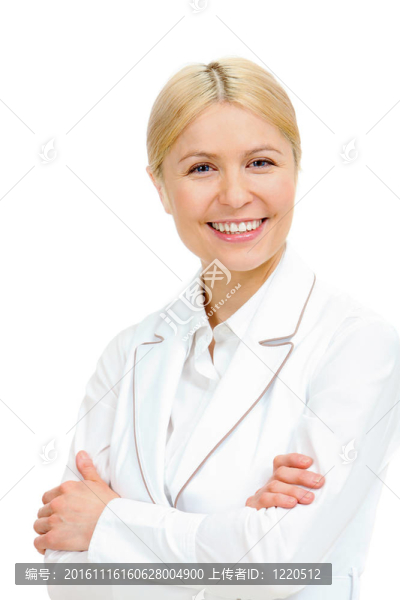 微笑的金發(fā)女郎