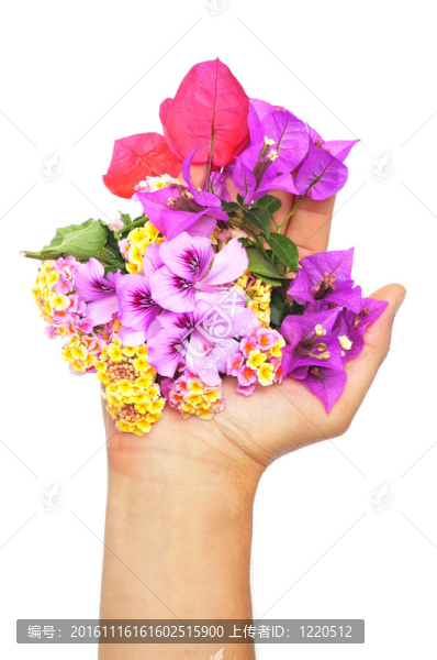 給花