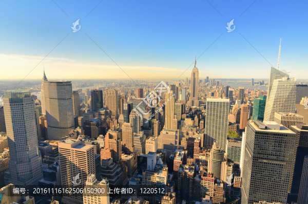 曼哈頓的空中觀