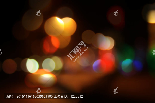 夜晚的城市背景虛化背景