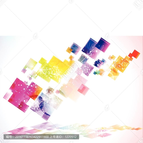摘要彩色廣場(chǎng)背景