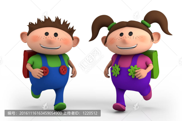 學(xué)校的孩子們奔跑