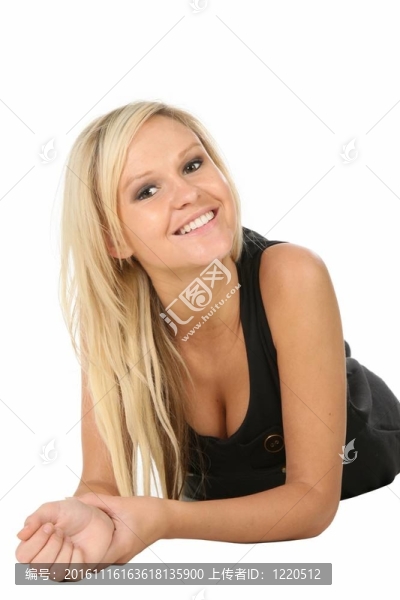 可愛的金發(fā)美女