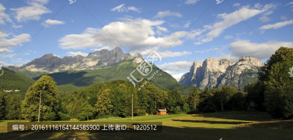Dolomites：阿格納E蒼白di,San盧卡諾