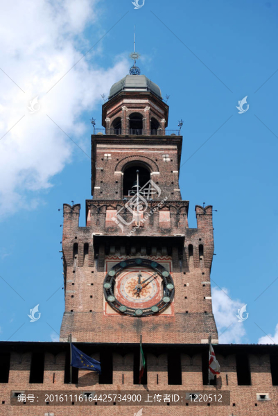 米蘭Castello,Sforzesco；Sforza