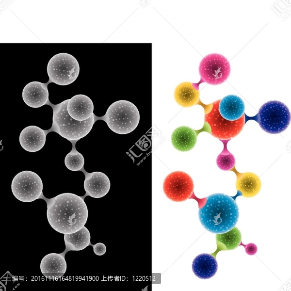 抽象分子或微生物