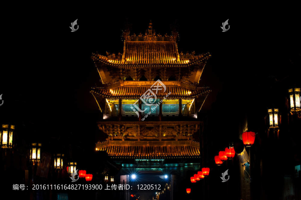 中國古代平遙門戶夜