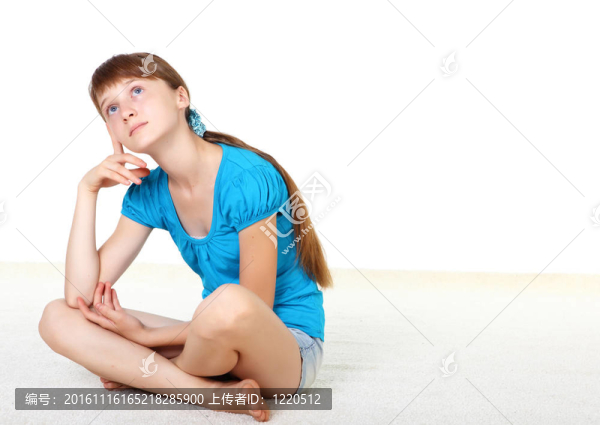 漂亮少女的肖像