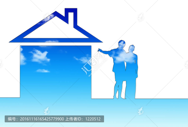 生態(tài)住宅隱喻。房子的天空