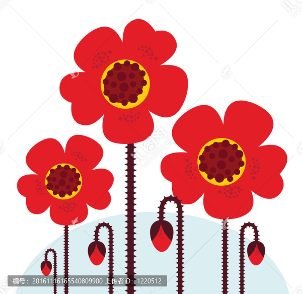 紀(jì)念日標(biāo)志：白色的紅色罌粟花
