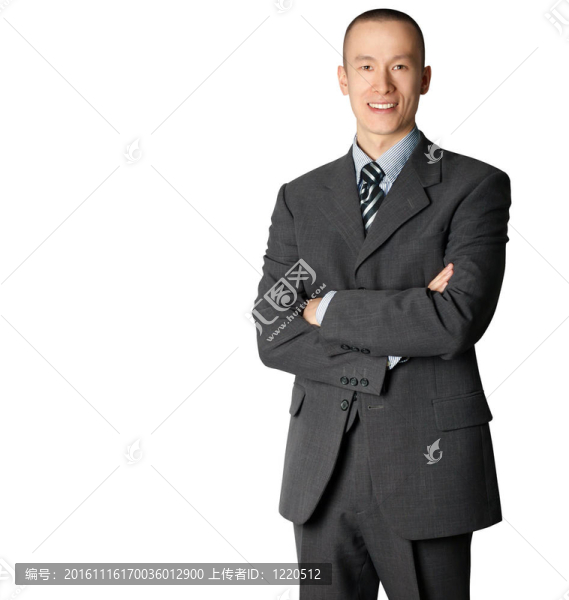 面帶微笑的商務(wù)男士