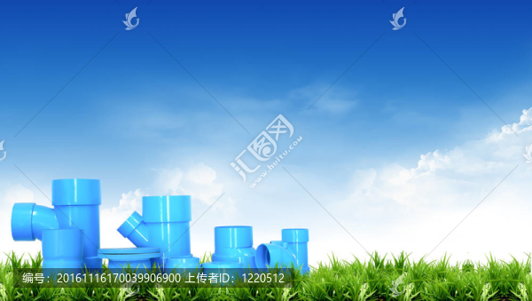聚氯乙烯和天空明亮