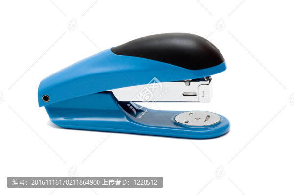 訂書機(jī)孤立在白色背景