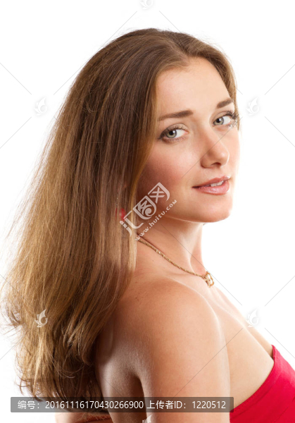 穿紅衣服的女人