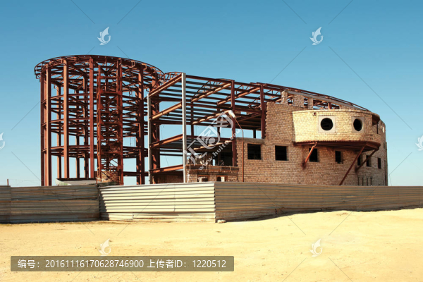 未完成的建筑。