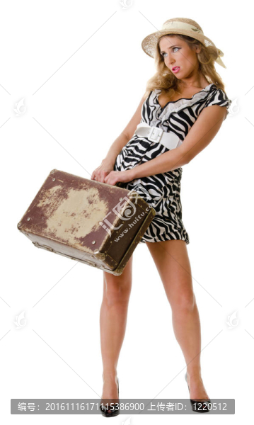 單身旅行的女人