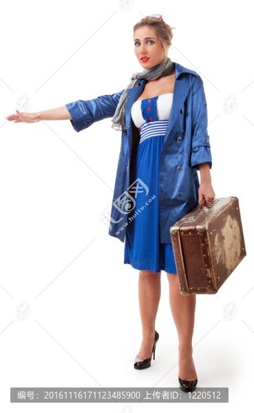 單身旅行的女人