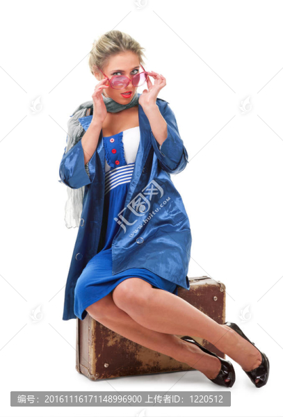 單身旅行的女人