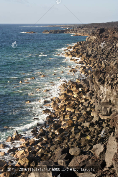 蘭薩羅特島火山海岸線