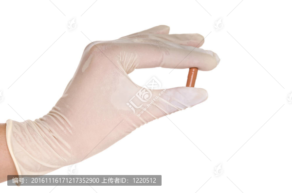 在醫(yī)生的手上的藥丸