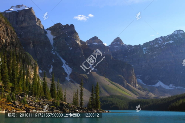 山上的湖