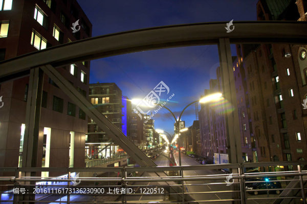 倉庫城漢堡的夜晚