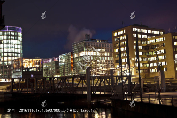 倉庫城漢堡的夜晚