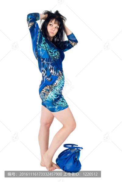 漂亮的女人與手袋