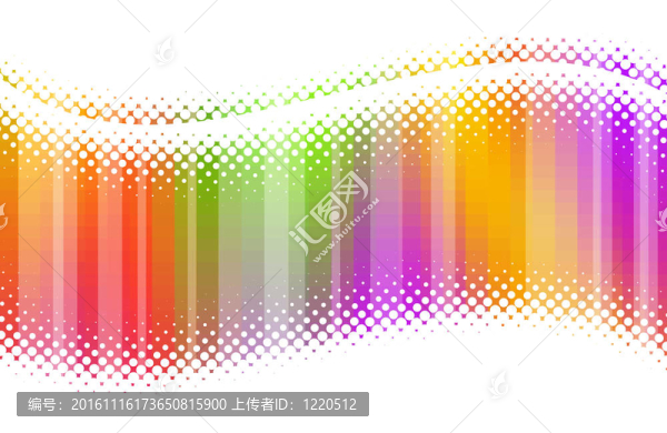 摘要半色調(diào)彩色波