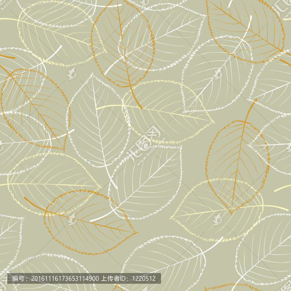 無縫背景的葉子-匯圖網(wǎng) www.fosd68.com 無縫背景的葉子