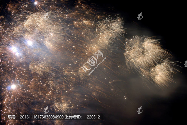 光明璀璨的煙花