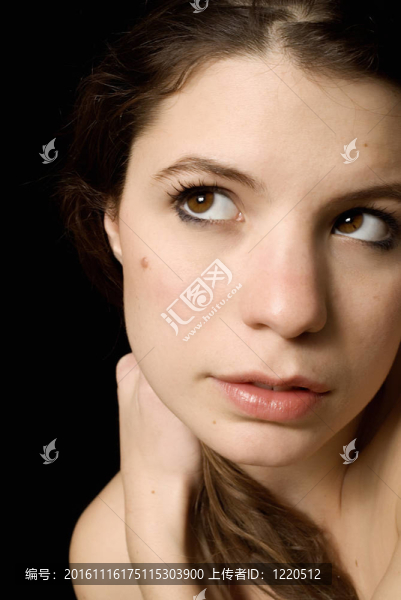 與Beauty,Mark的女孩的肖像。