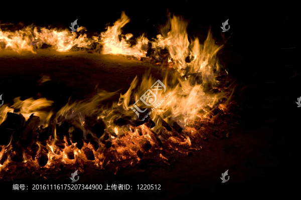 火焰；火災(zāi)
