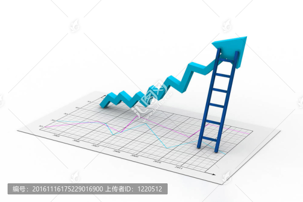 帶階梯的商務(wù)圖
