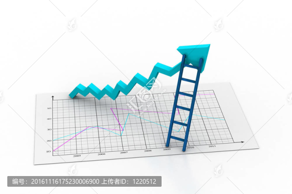 帶階梯的商務(wù)圖