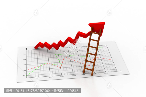 帶階梯的商務(wù)圖