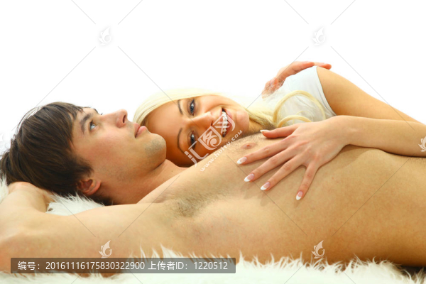 特寫畫像一個(gè)快樂(lè)的年輕女人放松