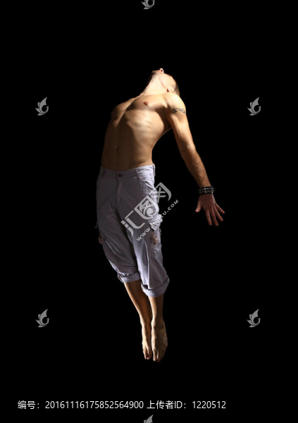 時(shí)尚和年輕的現(xiàn)代風(fēng)格的舞者是擺姿勢(shì)